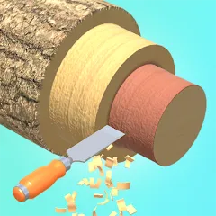 Скачать Wood Turning 3D - Carving Game с модом — Безлимитные деньги и все инструменты открыты