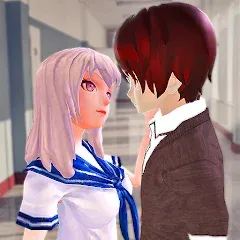 Anime High School Love Story Mod APK Романтические приключения без ограничений — Скачать на Андроид