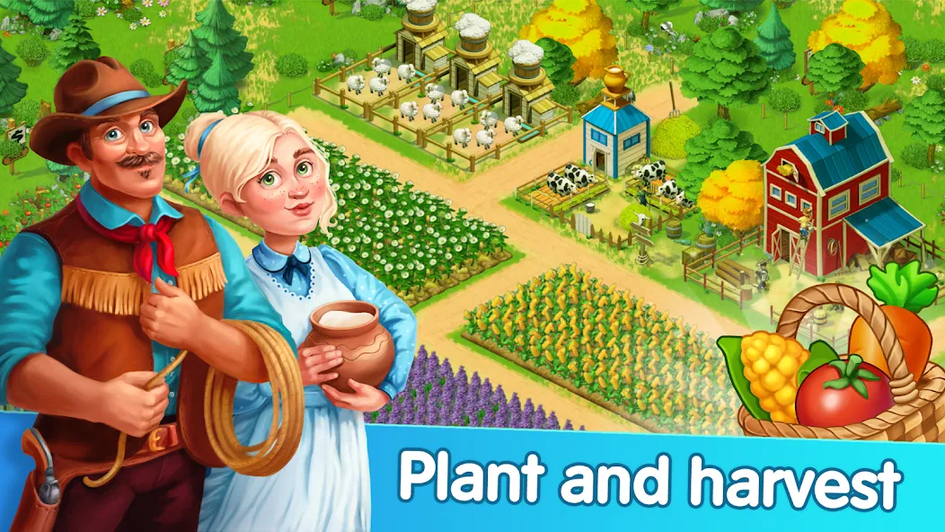 Homesteads: Dream Farm — Безлимитные деньги и ресурсы — скриншот 2