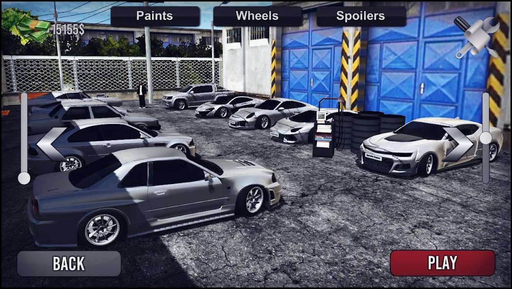 Torque Max Drift Simulator на Андроид — Безлимитные деньги и все машины — скриншот 2