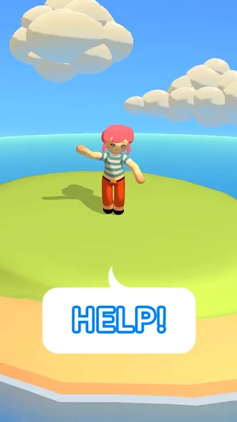Взлом Stranded Island Survival Games — Безлимитные ресурсы и здоровье — скриншот 1