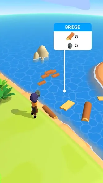 Взлом Stranded Island Survival Games — Безлимитные ресурсы и здоровье — скриншот 2