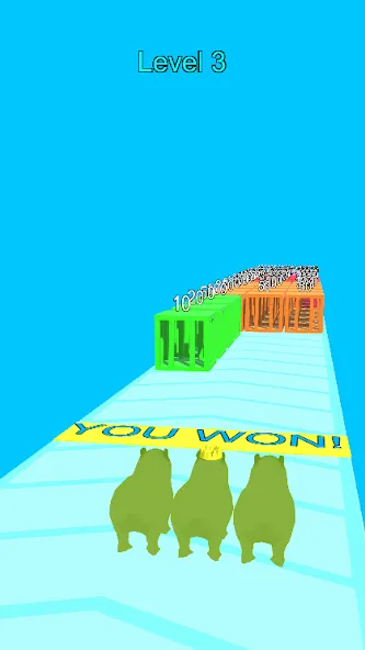 Capybara Run MOD APK на Android — Бесконечные монеты и ускорение бега — скриншот 2