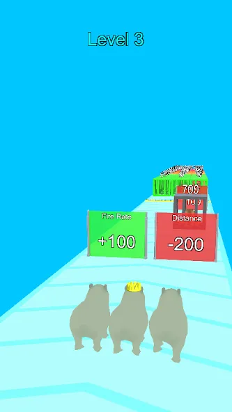 Capybara Run MOD APK на Android — Бесконечные монеты и ускорение бега — скриншот 3