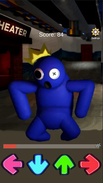 FNF Rainbov Blue Mod Test на Андроид — Тест радуги и синих персонажей — скриншот 3 FNF Rainbov Blue Mod Test на Андроид — Тест радуги и синих персонажей — скриншот 3