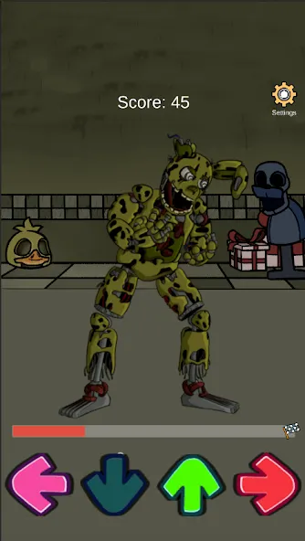 FNF Springtrap Mod Test — Мод: Тестируйте движения спрингтрапа — скриншот 3