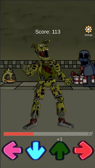FNF Springtrap Mod Test — Мод: Тестируйте движения спрингтрапа — скриншот 4