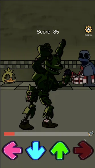 FNF Springtrap Mod Test — Мод: Тестируйте движения спрингтрапа — скриншот 5