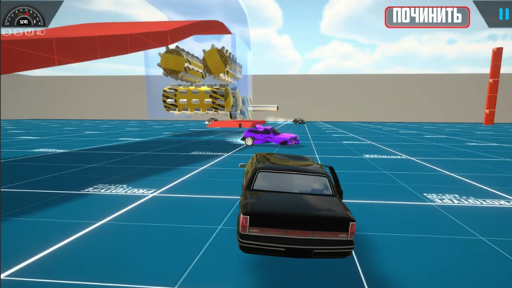 Car Crashing Simulator на Андроид — Мод Безлимитные деньги и все машины — скриншот 3