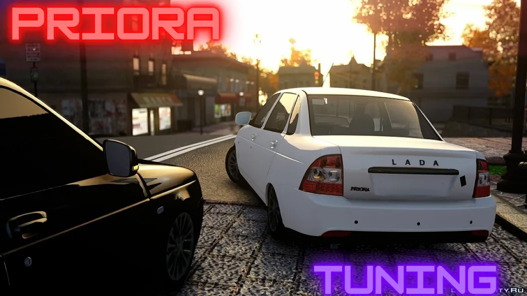 ПРИОРА АВТОВАЗ: ТЮНИНГ И ДРИФТ MOD APK на Android — Безлимитные деньги и открытый тюнинг — скриншот 1
