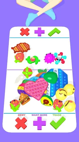 Скачать взломанную Fidget Trading 3D Fidget Toys — Безлимитные монеты и все игрушки — скриншот 3 Скачать взломанную Fidget Trading 3D Fidget Toys — Безлимитные монеты и все игрушки — скриншот 3