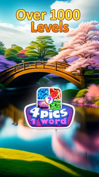 4 Pics 1 Word: Guessing Games Mod APK Безлимитные подсказки и открыты все уровни — Скачать на Андроид — скриншот 5 4 Pics 1 Word: Guessing Games Mod APK Безлимитные подсказки и открыты все уровни — Скачать на Андроид — скриншот 5
