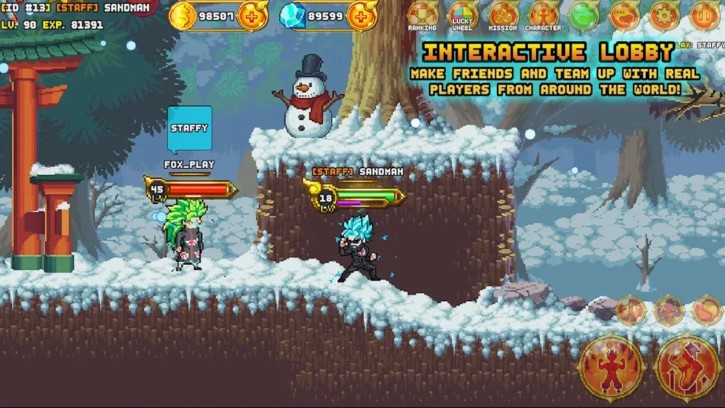 XENO BALL: LEGENDS WARRIORS — Мод: Безлимитные деньги и улучшенные воины — скриншот 1