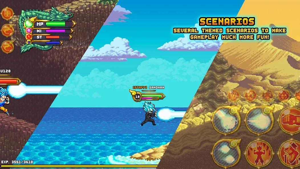 XENO BALL: LEGENDS WARRIORS — Мод: Безлимитные деньги и улучшенные воины — скриншот 3