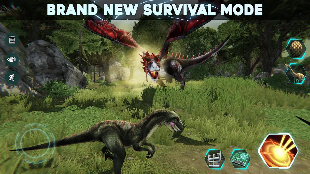 Взломанная Dino Tamers - Jurassic MMO на Андроид — Безлимитные ресурсы и сильные динозавры — скриншот 5