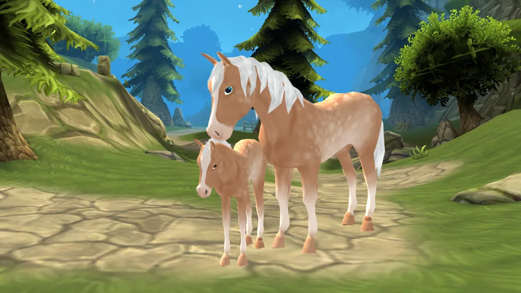 Скачать Horse Paradise: My Dream Ranch (Мод: Безлимитные деньги и ресурсы) на Андроид — скриншот 4
