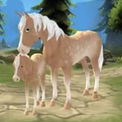 Скачать Horse Paradise: My Dream Ranch (Мод: Безлимитные деньги и ресурсы) на Андроид