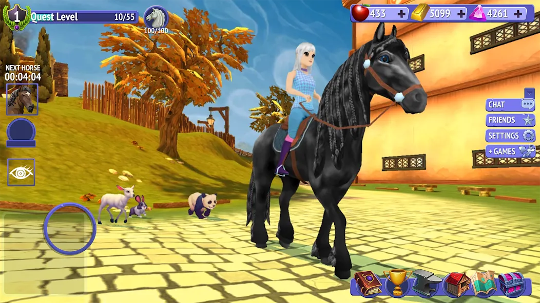 Скачать Horse Riding Tales - Wild Pony на Android — Бесконечные монеты и редкие лошади — скриншот 2