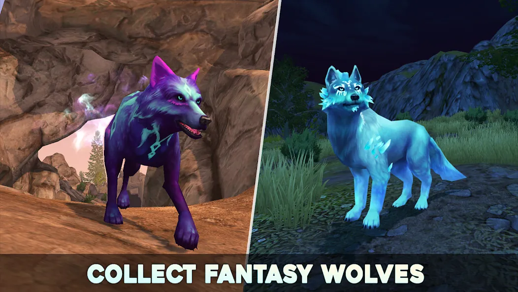 Скачать Wolf Tales - Wild Animal Sim на Android — Много денег и всё открыто — скриншот 3