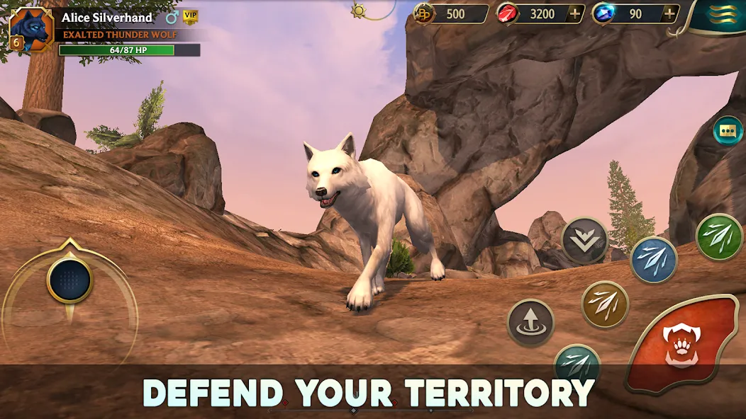 Скачать Wolf Tales - Wild Animal Sim на Android — Много денег и всё открыто — скриншот 5