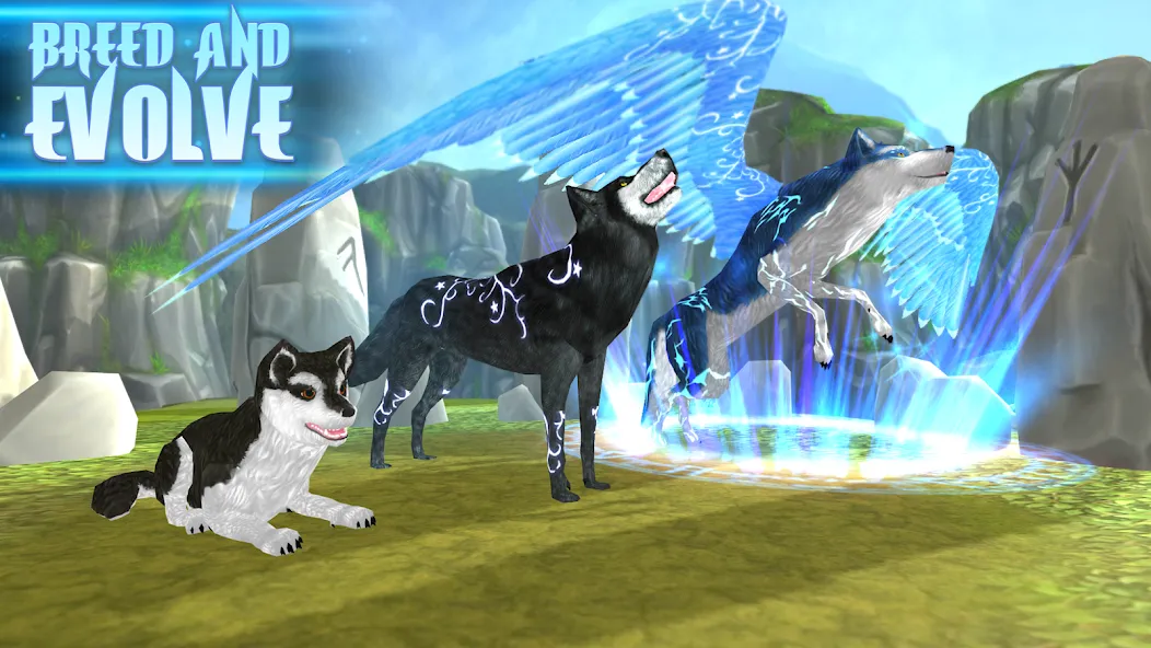 Скачать Wolf: The Evolution Online RPG с модом — Безлимитные деньги и ресурсы — скриншот 3