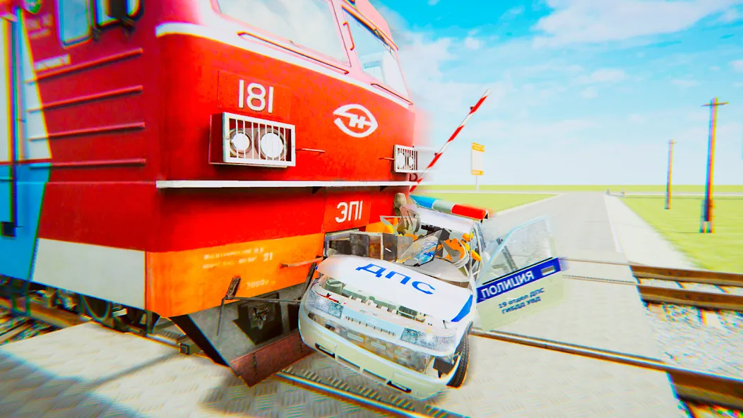 VAZ Crash Test Simulator 2 MOD APK — Безлимитные деньги и все машины — скриншот 1