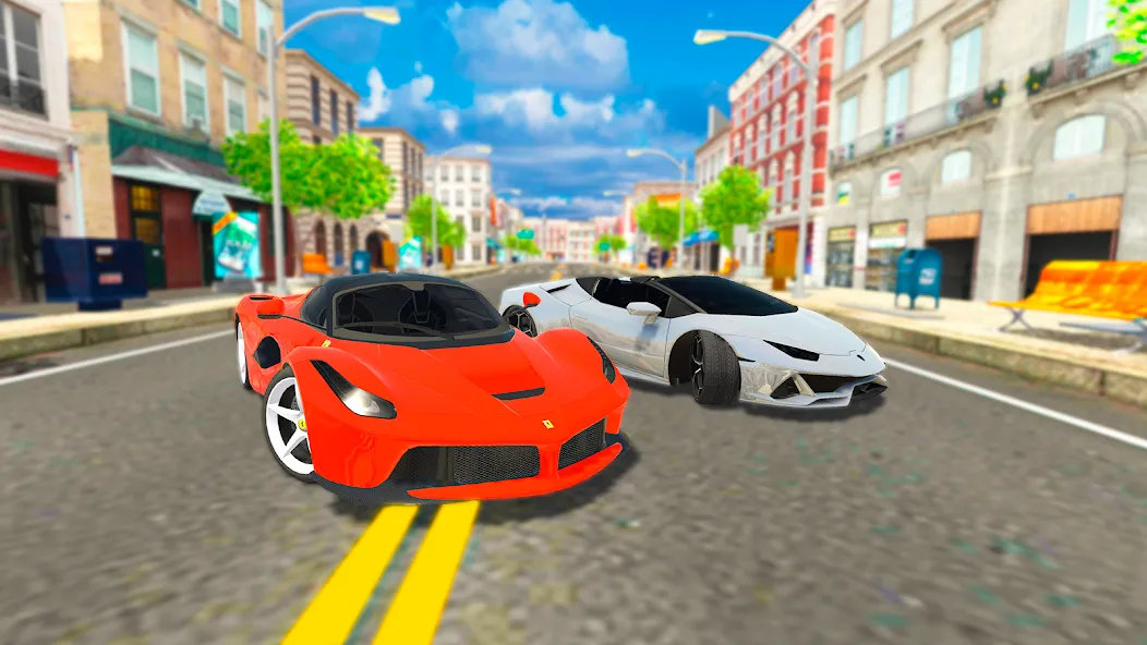 Скачать Car Driving Simulator: Online — Последняя версия (Безлимитные деньги и все машины) — скриншот 1