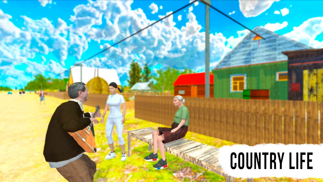 Скачать Russian Village: Online & LADA MOD APK — Безлимитные деньги и ресурсы — скриншот 3