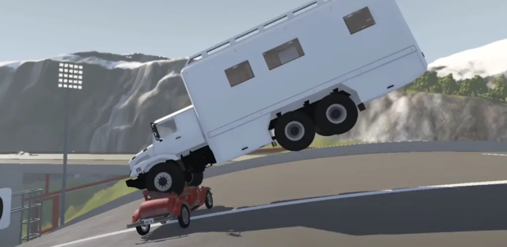 Realistic Car Crash Simulator на Андроид — Мод Безлимитные деньги и открыты все машины — скриншот 2