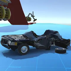 Realistic Car Crash Simulator на Андроид — Мод Безлимитные деньги и открыты все машины
