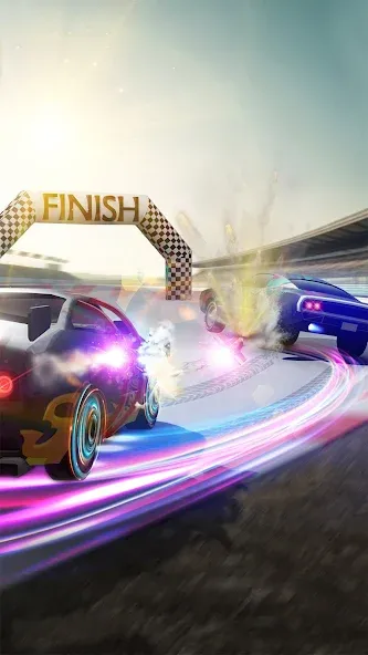 Скачать Top Race : Car Battle Racing — Последняя версия (Безлимитные деньги и топовые машины) — скриншот 1