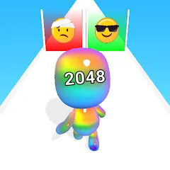 Скачать Man Runner 2048: Run and Merge на телефон — Безлимитные монеты и усиленные персонажи