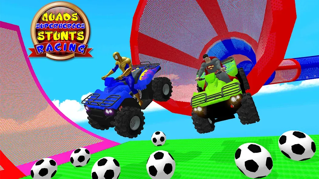 Скачать ATV Quads Bike Stunt Racing 3D — Модификация Безлимитные деньги и все трассы открыты — скриншот 5