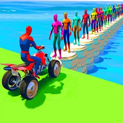 Скачать ATV Quads Bike Stunt Racing 3D — Модификация Безлимитные деньги и все трассы открыты