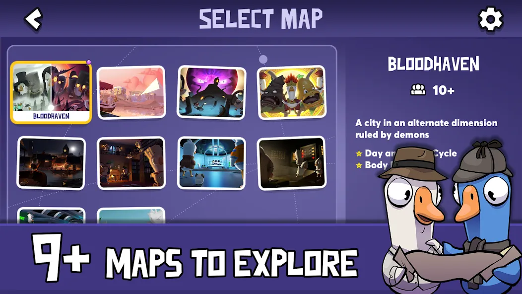 Скачать Goose Goose Duck MOD APK — Безлимитные роли и открыты все карты — скриншот 2