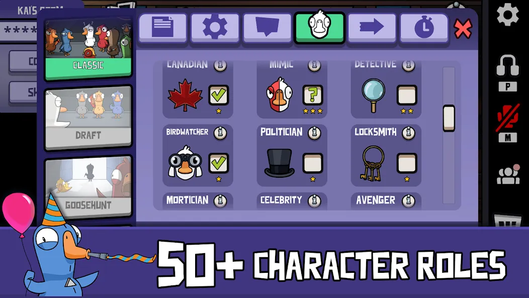 Скачать Goose Goose Duck MOD APK — Безлимитные роли и открыты все карты — скриншот 3