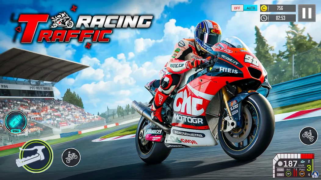 Скачать Moto Racing 3d Motorcycle Game — Модификация Безлимитные деньги и все трассы открыты — скриншот 2
