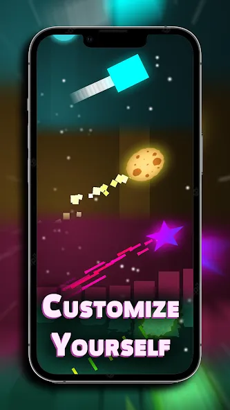 Скачать взлом Dash'n'Beat - EDM Rhythm game на Андроид — Безлимитные деньги и все уровни открыты — скриншот 2