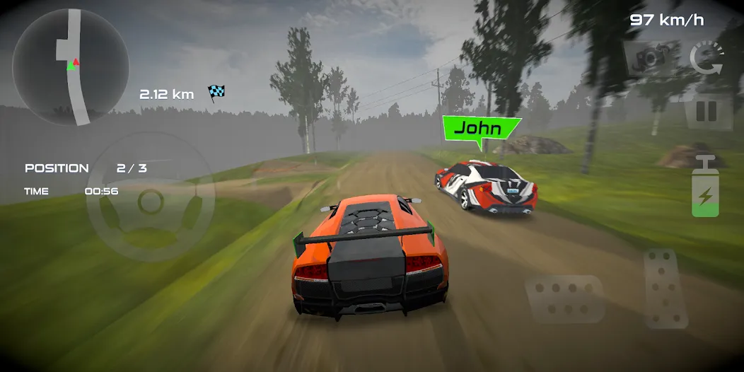 Скачать Rally Car : Extreme Fury Race на телефон — Безлимитные деньги и все машины открыты — скриншот 2