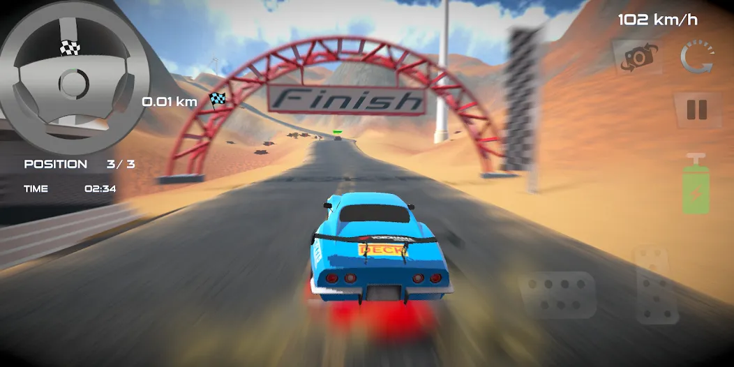 Скачать Rally Car : Extreme Fury Race на телефон — Безлимитные деньги и все машины открыты — скриншот 4
