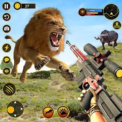 Скачать Sniper Animal Deer Hunter Game — Безлимитные монеты и оружие