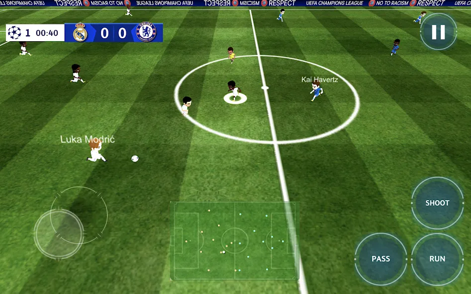 Взлом Champions League - UEFA Game — Безлимитные деньги и открыты все уровни — скриншот 4