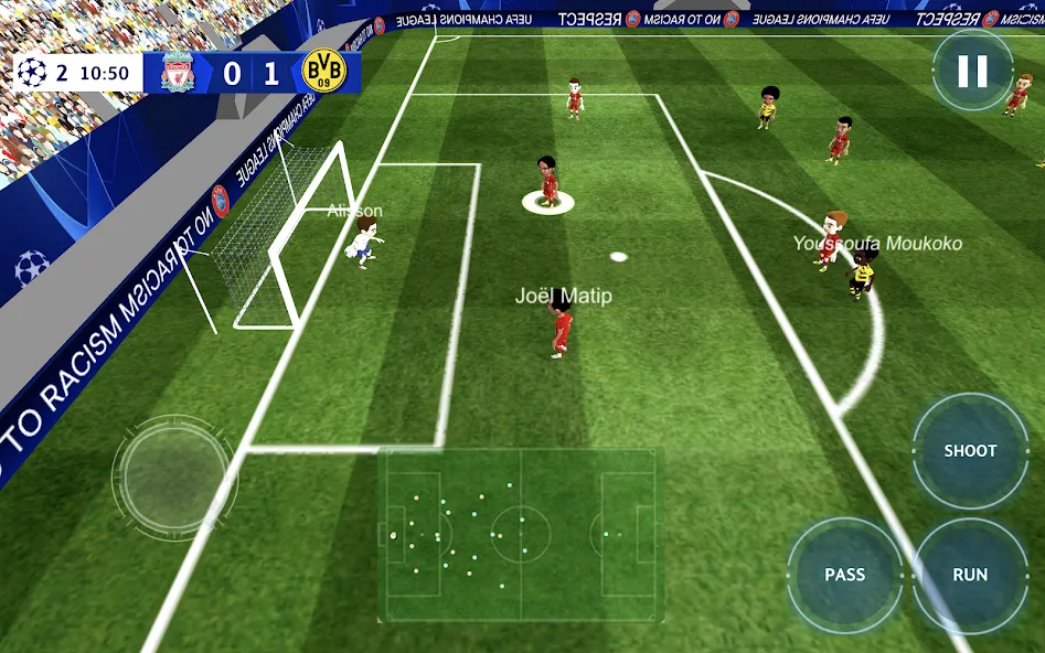 Взлом Champions League - UEFA Game — Безлимитные деньги и открыты все уровни — скриншот 5