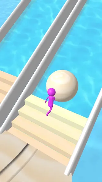 Bridge Race MOD APK на Android — Безлимитные ресурсы и всё открыто — скриншот 2