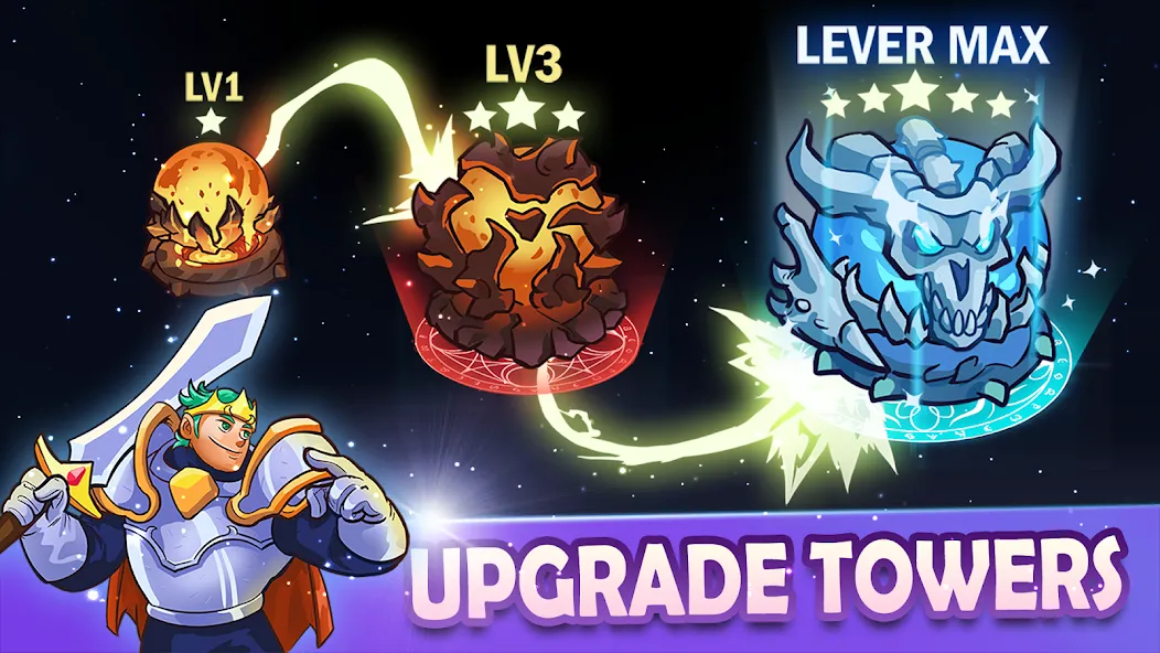 Скачать King of Defense 2: Epic TD на Android — Много денег и все открыто — скриншот 4