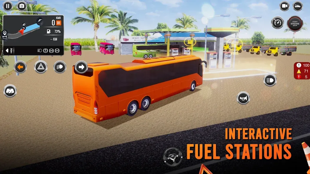 Скачать взломанную Bus Simulator Bangladesh — Безлимитные деньги и топливо — скриншот 5 Скачать взломанную Bus Simulator Bangladesh — Безлимитные деньги и топливо — скриншот 5
