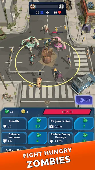Idle Survivor - Tower Defense Mod APK Безлимитные ресурсы и премиум-контент — Скачать на Андроид — скриншот 5