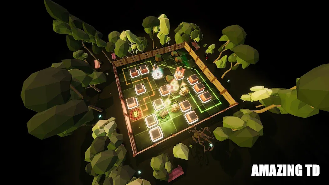 AMazing TD: Towers & Mazes Mod APK Безлимитные деньги и башни — Скачать на Андроид — скриншот 1