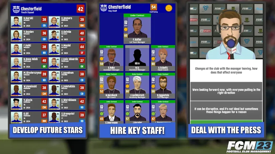 Взлом FCM23 Soccer Club Management — Безлимитные деньги и ресурсы — скриншот 4