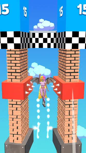 Stretch Legs: Jump King MOD — Безлимитные прыжки и открыты все уровни на Андроид — скриншот 5